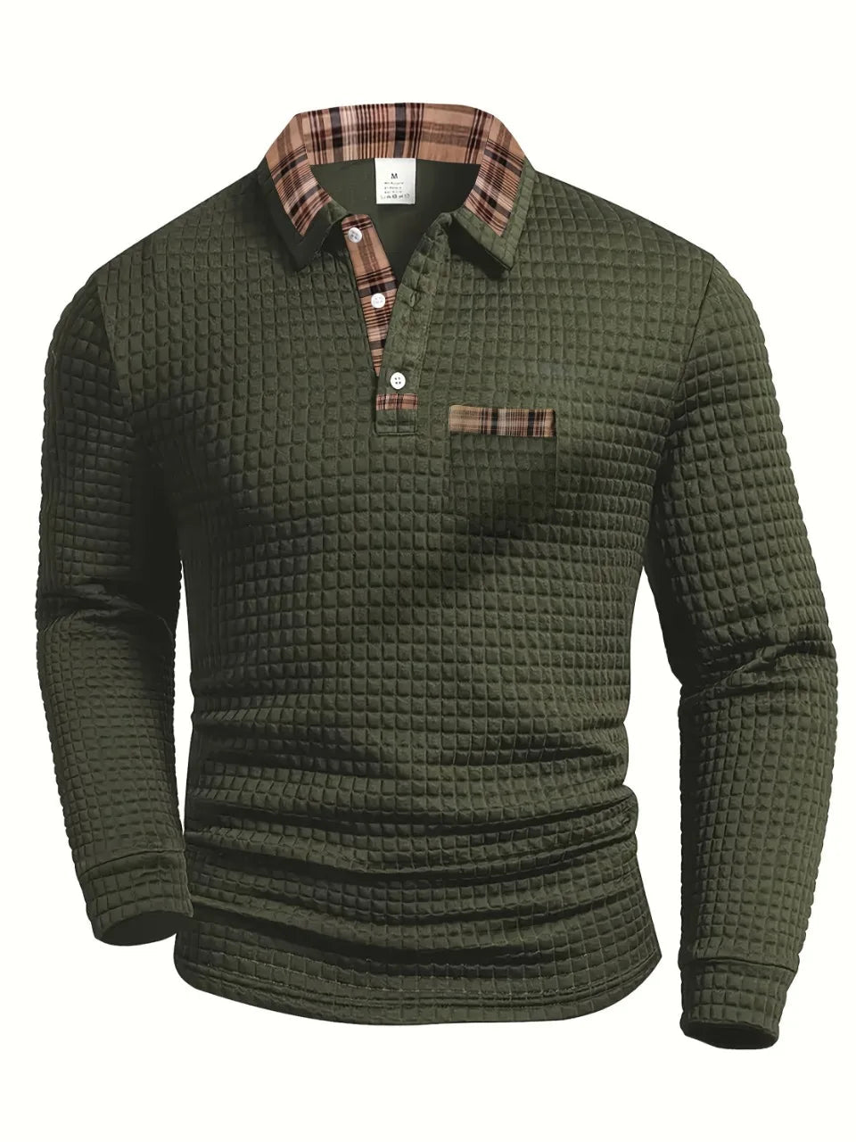 TEXTURED POLO FOR MEN