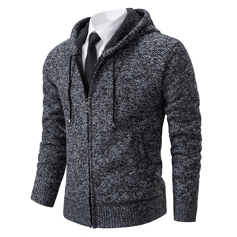 HARRISON OF CALIFORNIA | FLEECE ZIP CARDIGAN