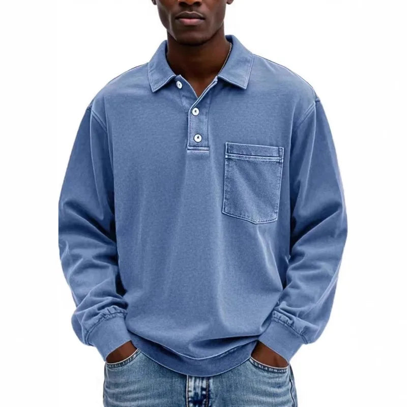 LONG SLEEVE POLO SHIRT FOR MEN (VIP)