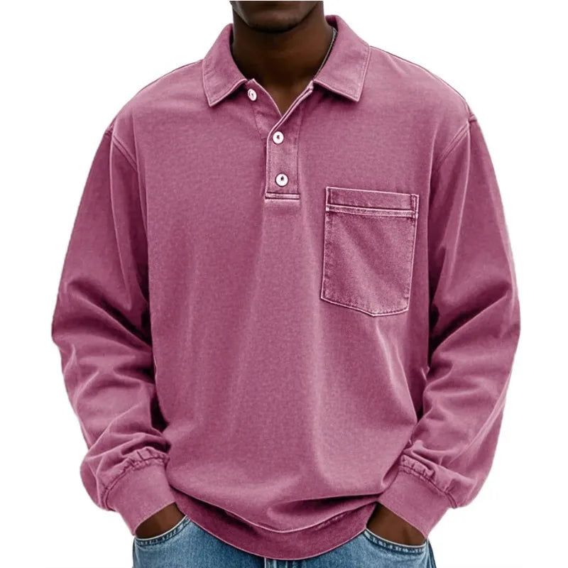 LONG SLEEVE POLO SHIRT FOR MEN (VIP)