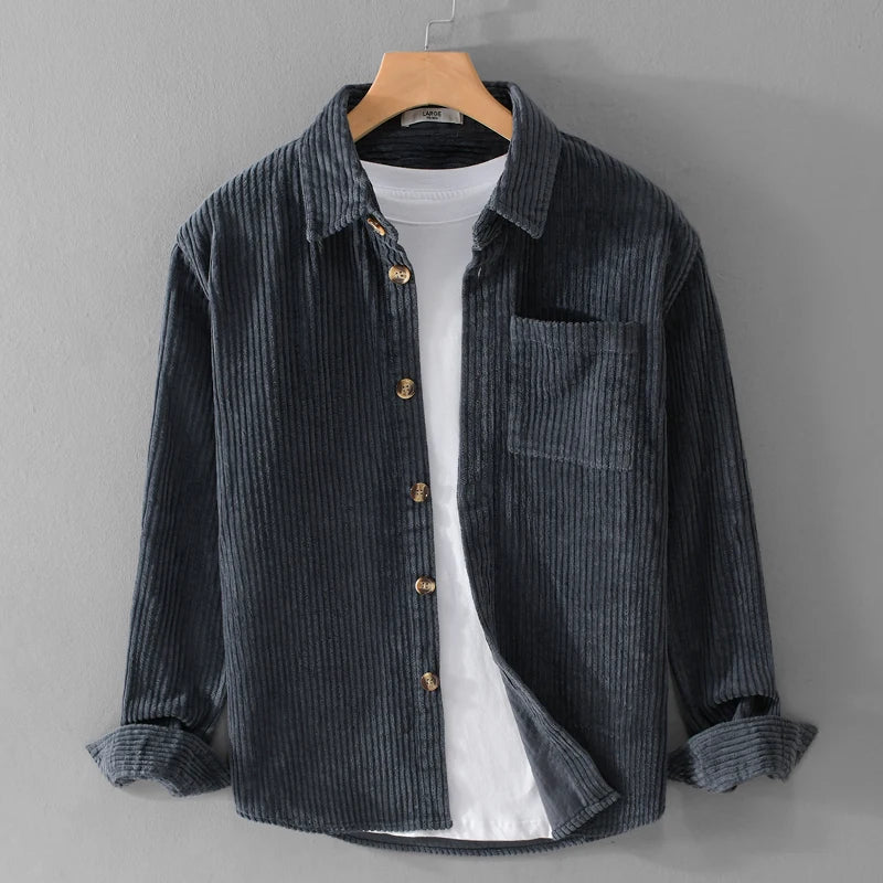 HARRISON OF CALIFORNIA | ELEGANT CORDUROY SHIRT