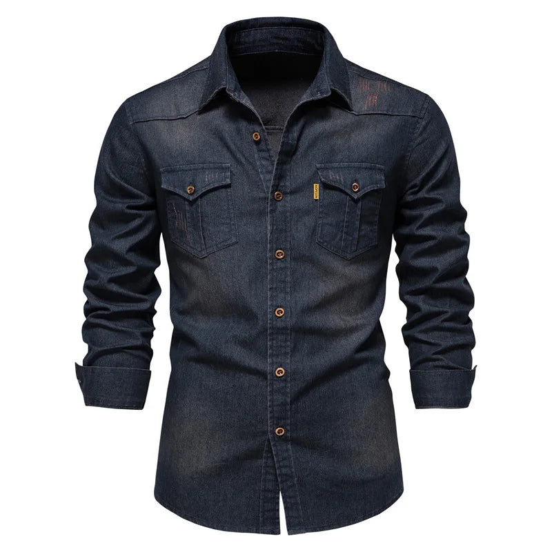 CLASSIC DENIM SHIRT FOR MEN