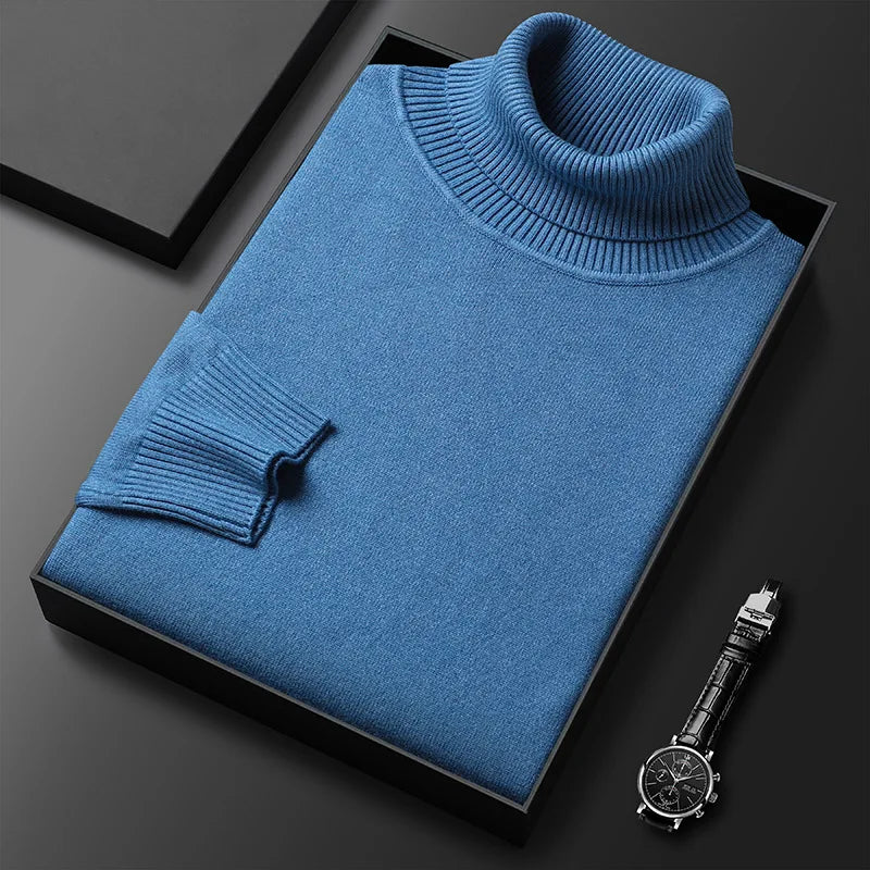 HARRISON OF CALIFORNIA | ELEGANT HIGH NECK SWEATER