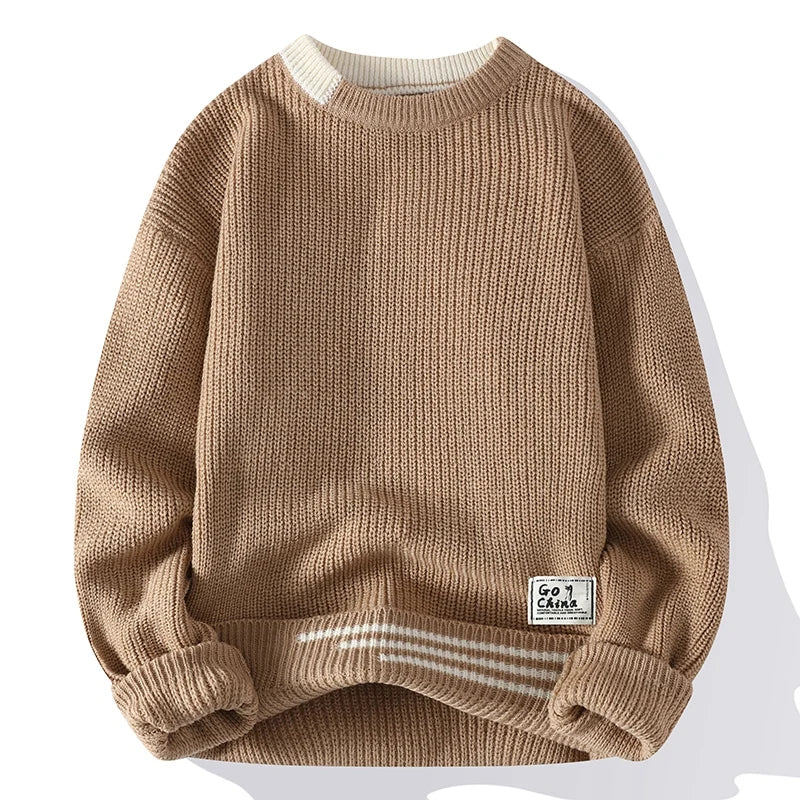 COLOR BLOCK PULLOVER FOR MEN