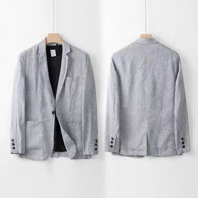 LINEN BLEND SUIT FOR MEN