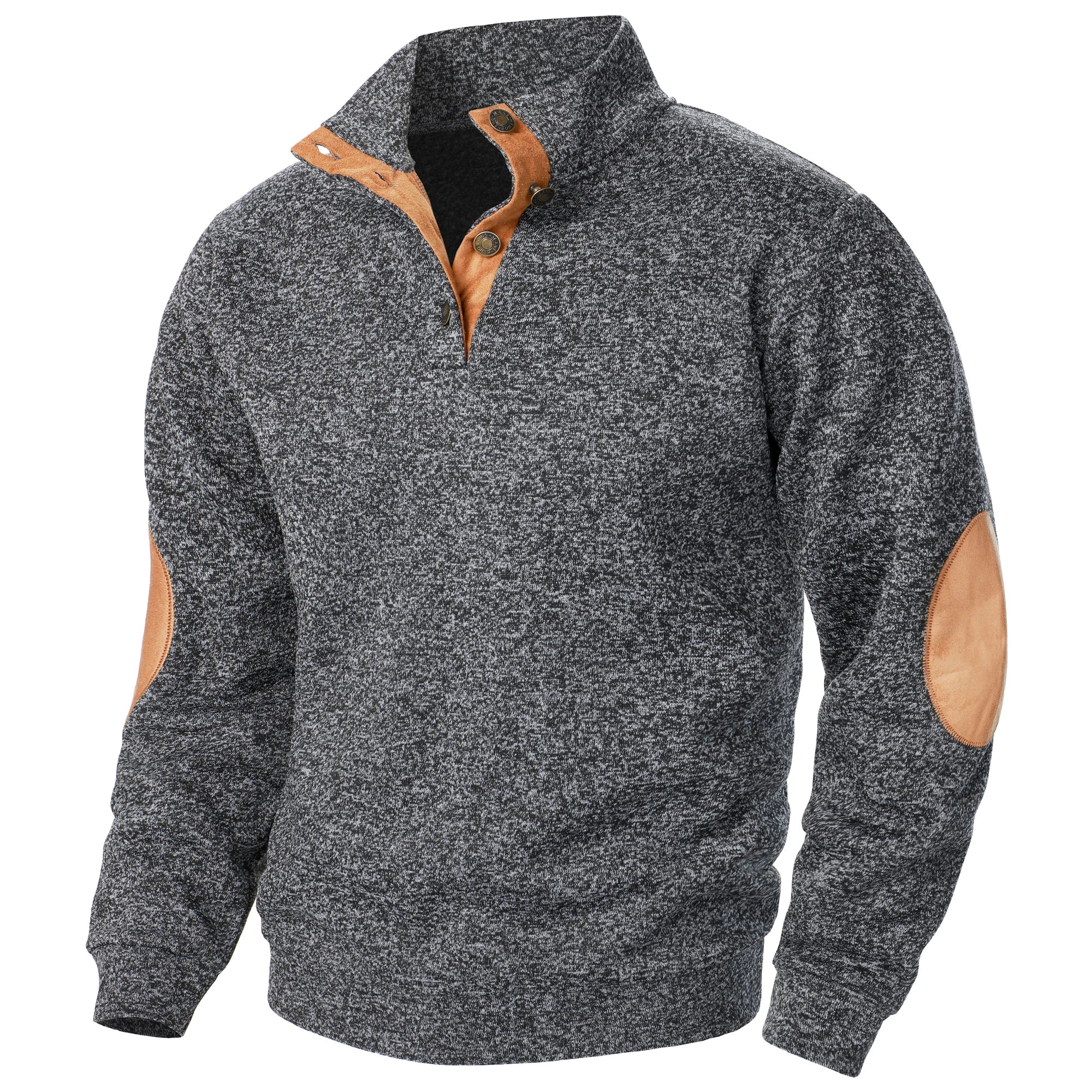 BUTTON-IN KNIT SWEATER FOR MEN