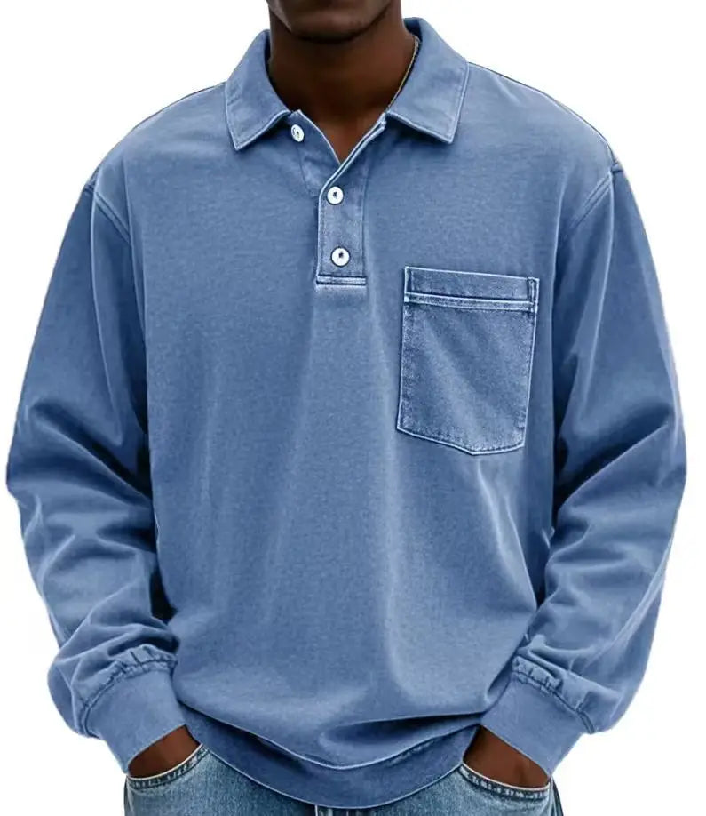 LONG SLEEVE POLO SHIRT FOR MEN (VIP)