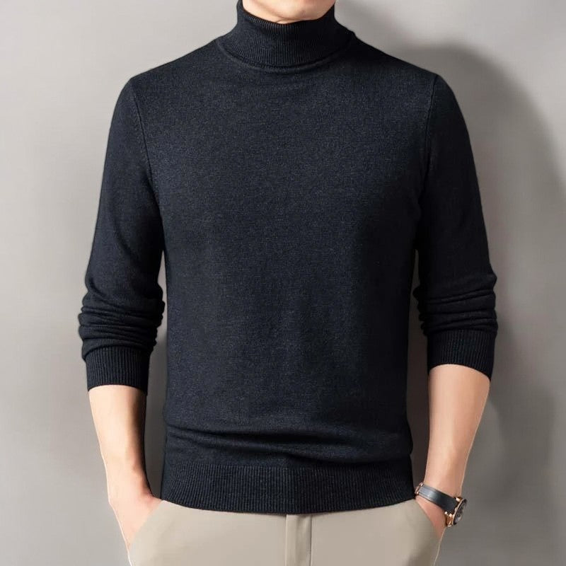 HARRISON OF CALIFORNIA | ELEGANT HIGH NECK SWEATER