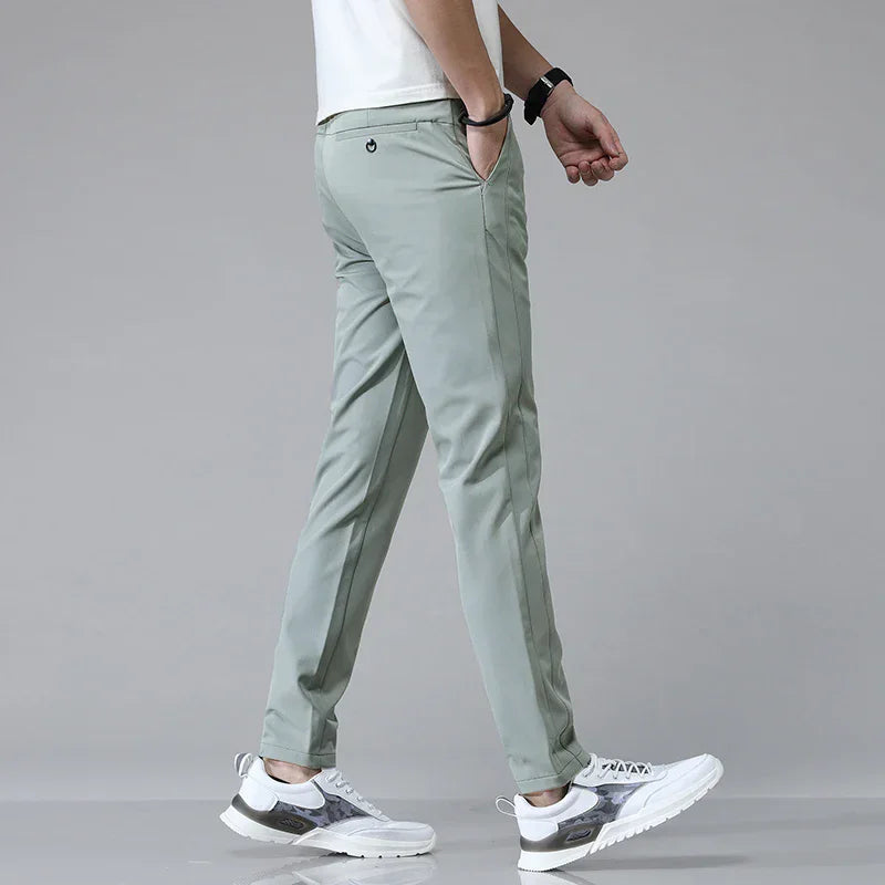 HARRISON OF CALIFORNIA | ULTRA LIGHT SLIMFIT PANTS FOR SUMMER AND SPORTS