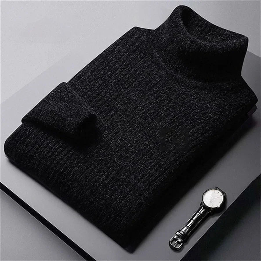 ROLLED COLLAR SWEATER FOR MEN