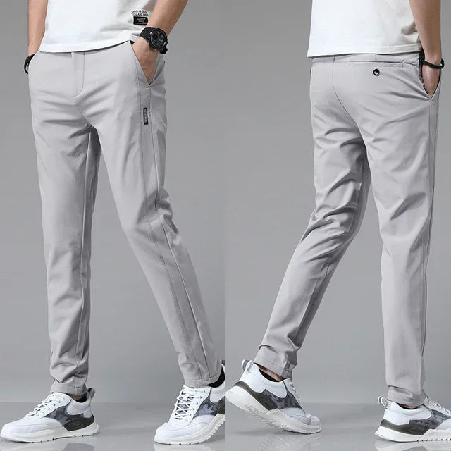 HARRISON OF CALIFORNIA | ULTRA LIGHT SLIMFIT PANTS FOR SUMMER AND SPORTS