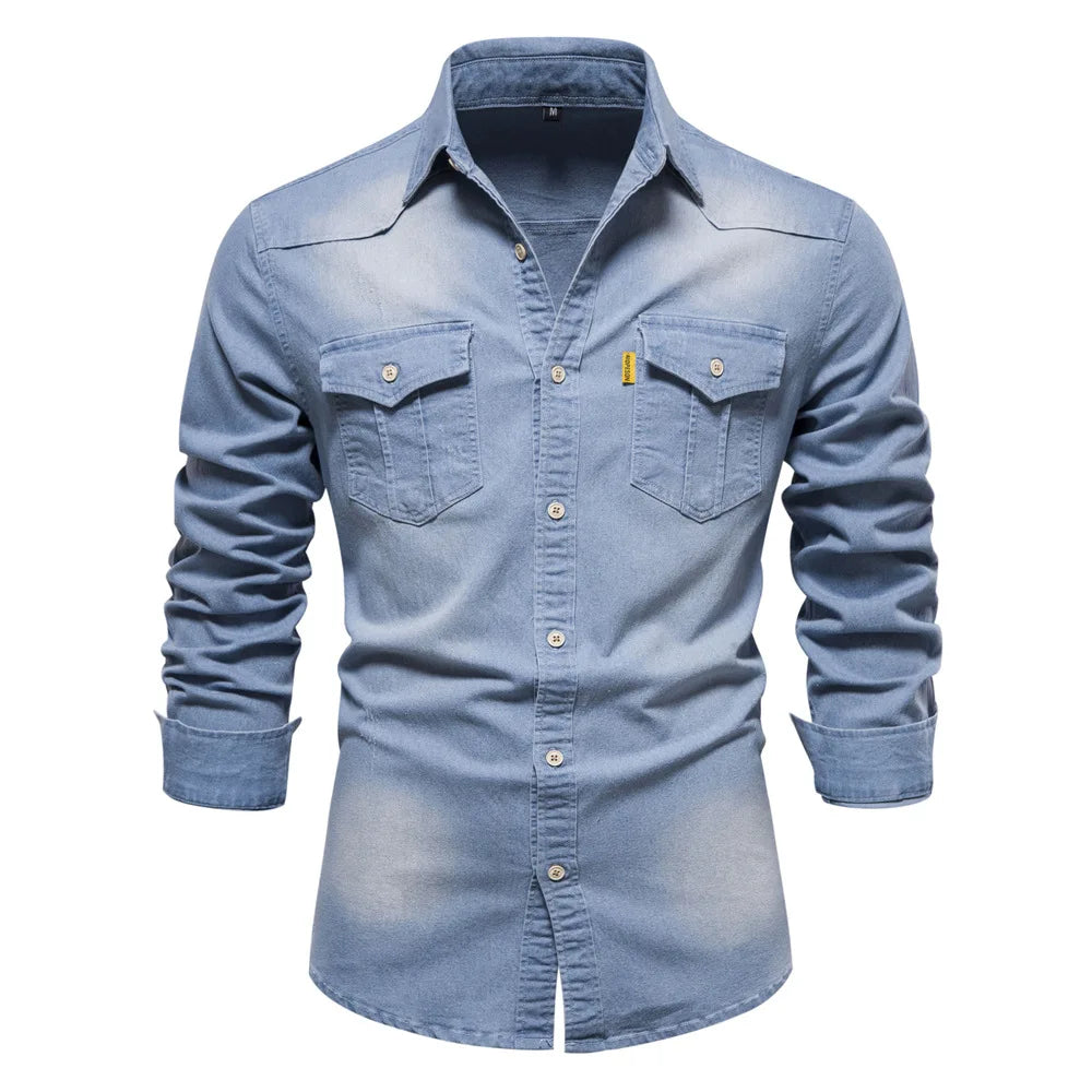 CLASSIC DENIM SHIRT FOR MEN