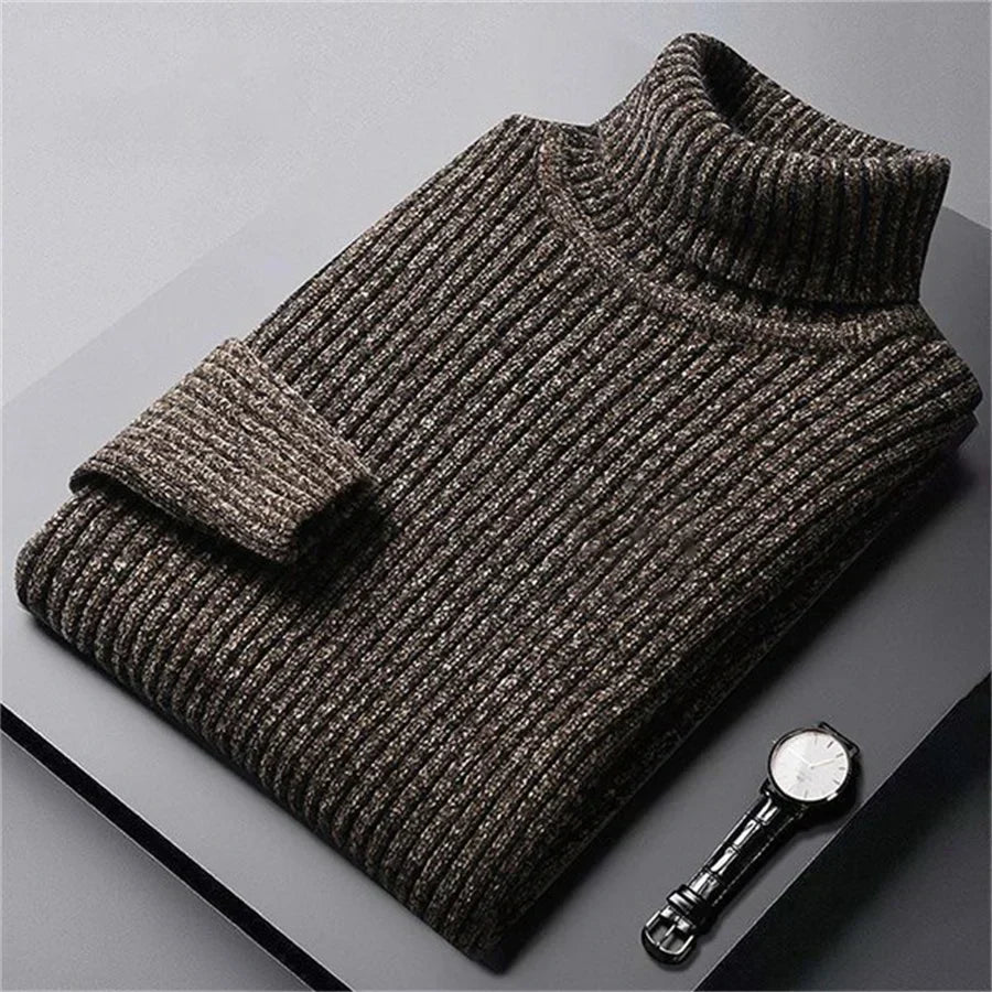 ROLLED COLLAR SWEATER FOR MEN