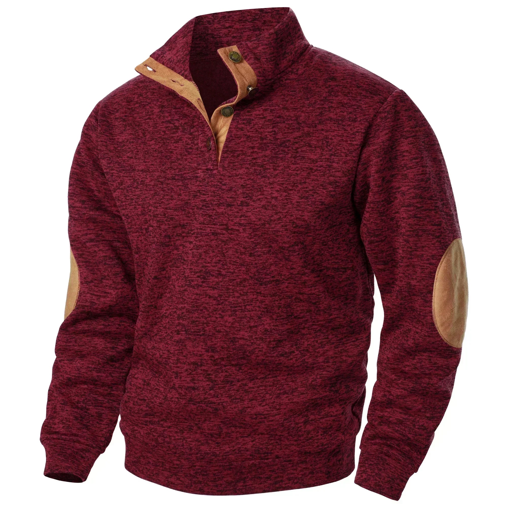 BUTTON-IN KNIT SWEATER FOR MEN
