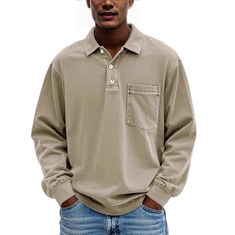 LONG SLEEVE POLO SHIRT FOR MEN (VIP)
