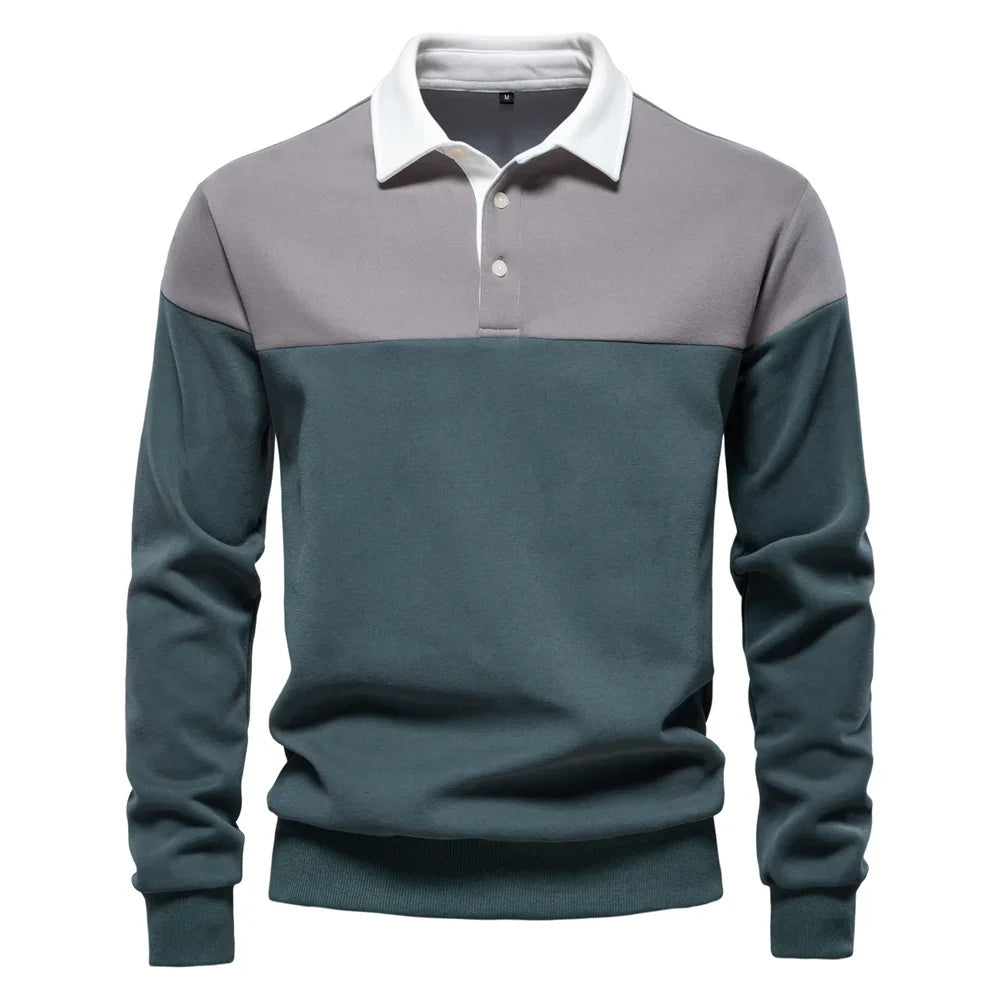 POLO COLLAR WINTER SWEATER FOR MEN