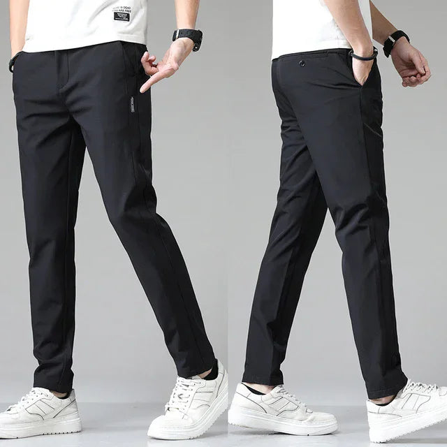 HARRISON OF CALIFORNIA | ULTRA LIGHT SLIMFIT PANTS FOR SUMMER AND SPORTS