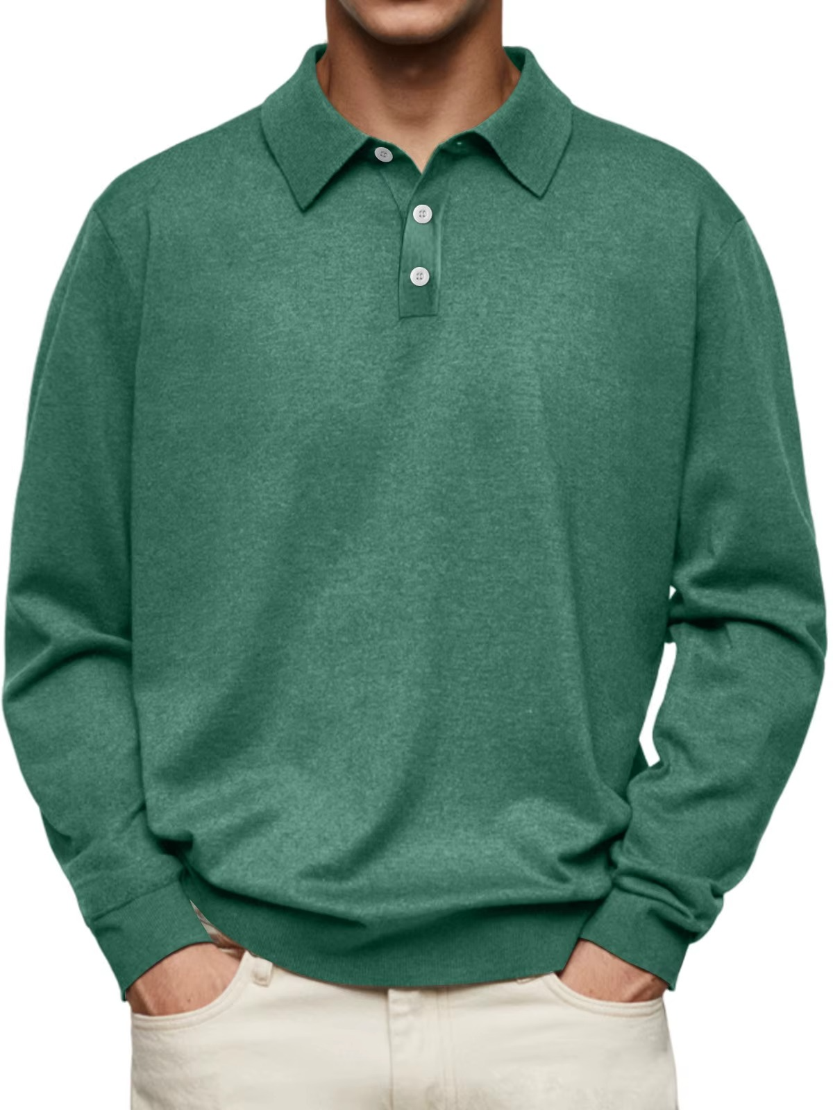 HARRISON OF CALIFORNIA | LONG SLEEVE POLO