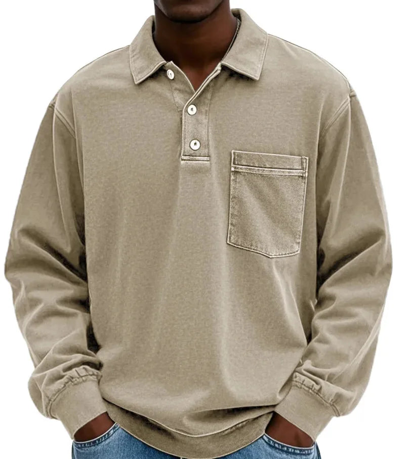 LONG SLEEVE POLO SHIRT FOR MEN (VIP)