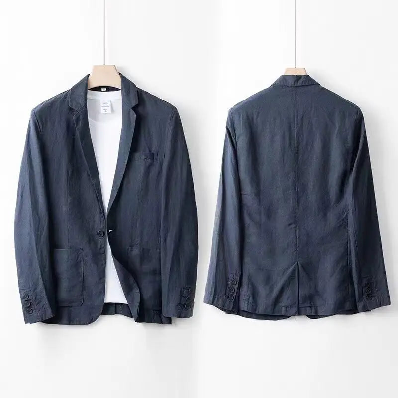 LINEN BLEND SUIT FOR MEN