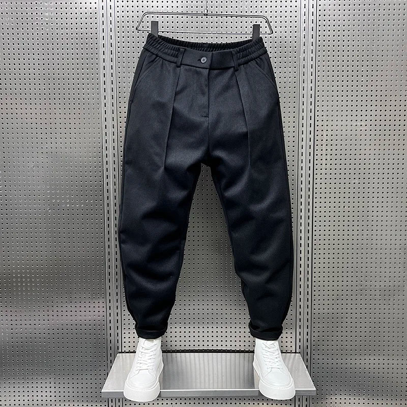 HARRISON OF CALIFORNIA | TAPERED TEXTURED PANTS