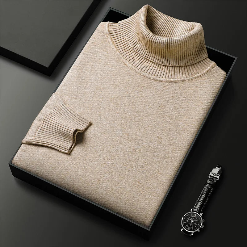 HARRISON OF CALIFORNIA | ELEGANT HIGH NECK SWEATER