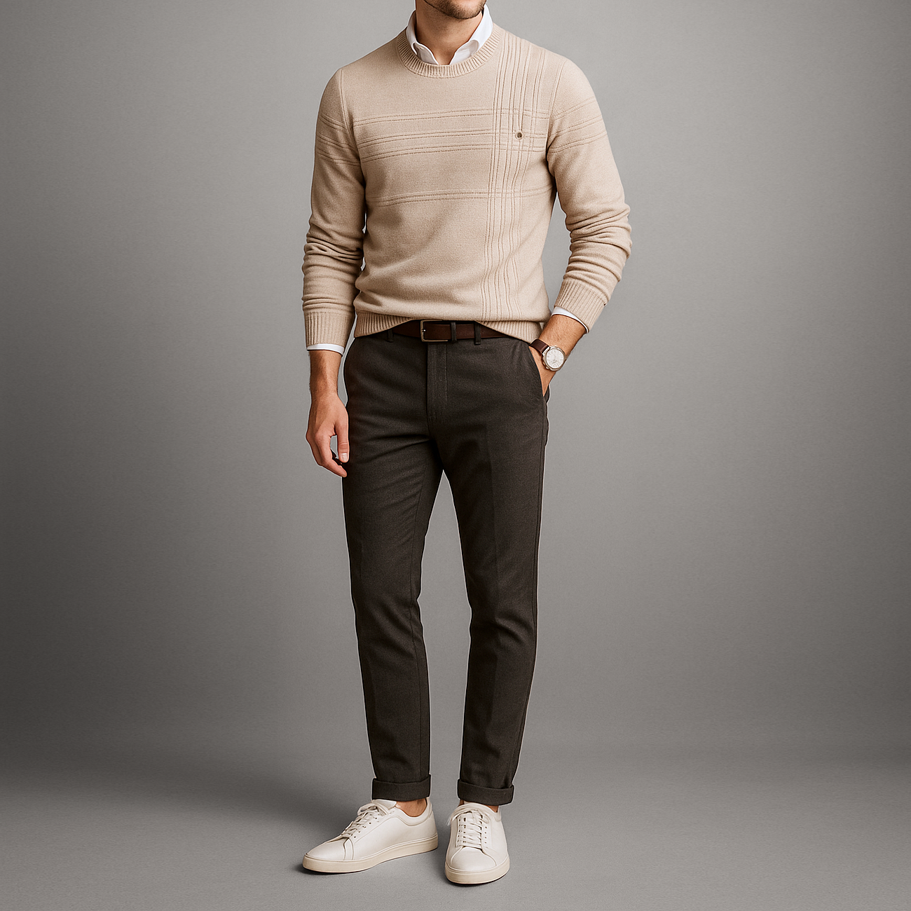HARRISON OF CALIFORNIA | STYLISH ELEGANT MEN'S SWEATER