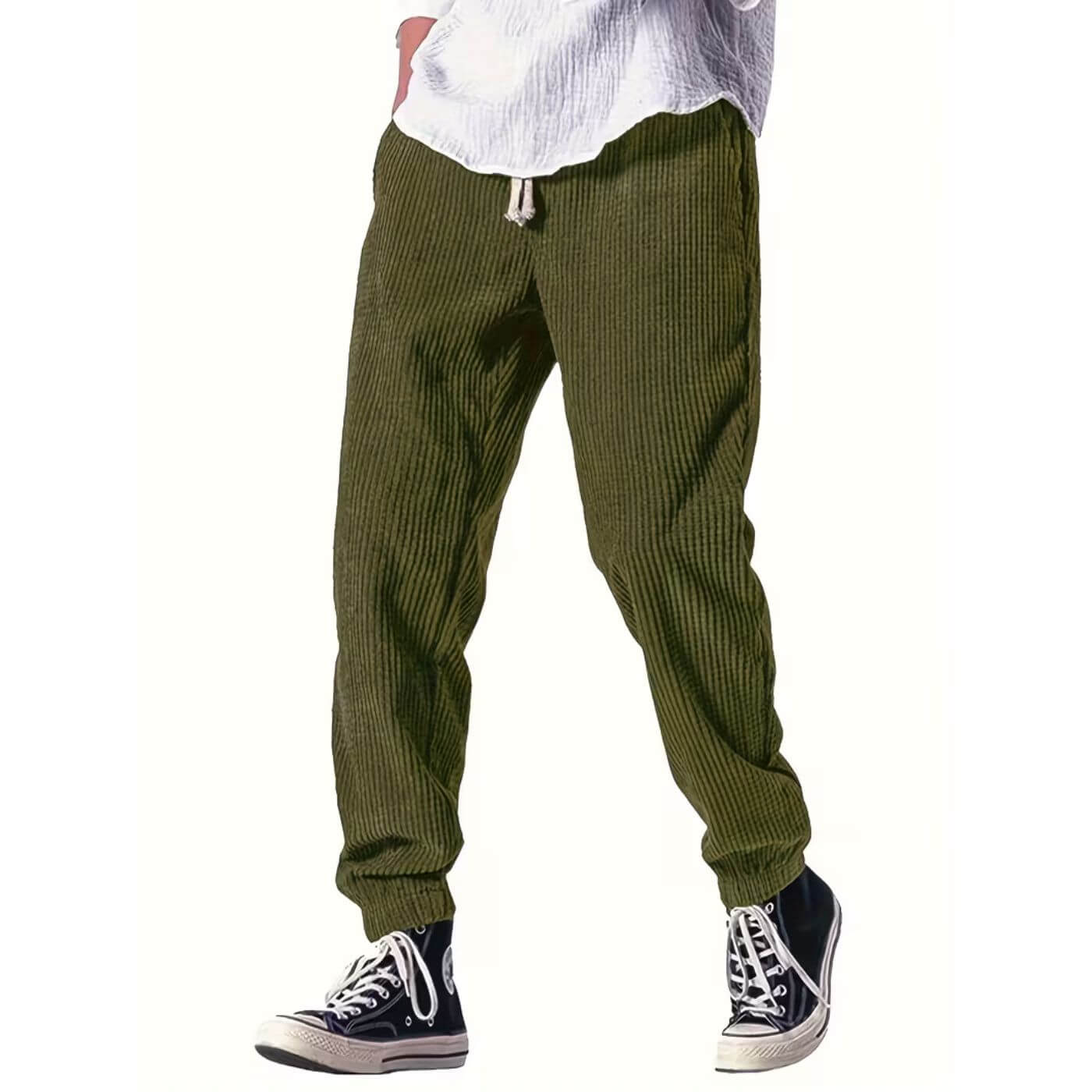 COMFORT-FIT TROUSERS FOR MEN
