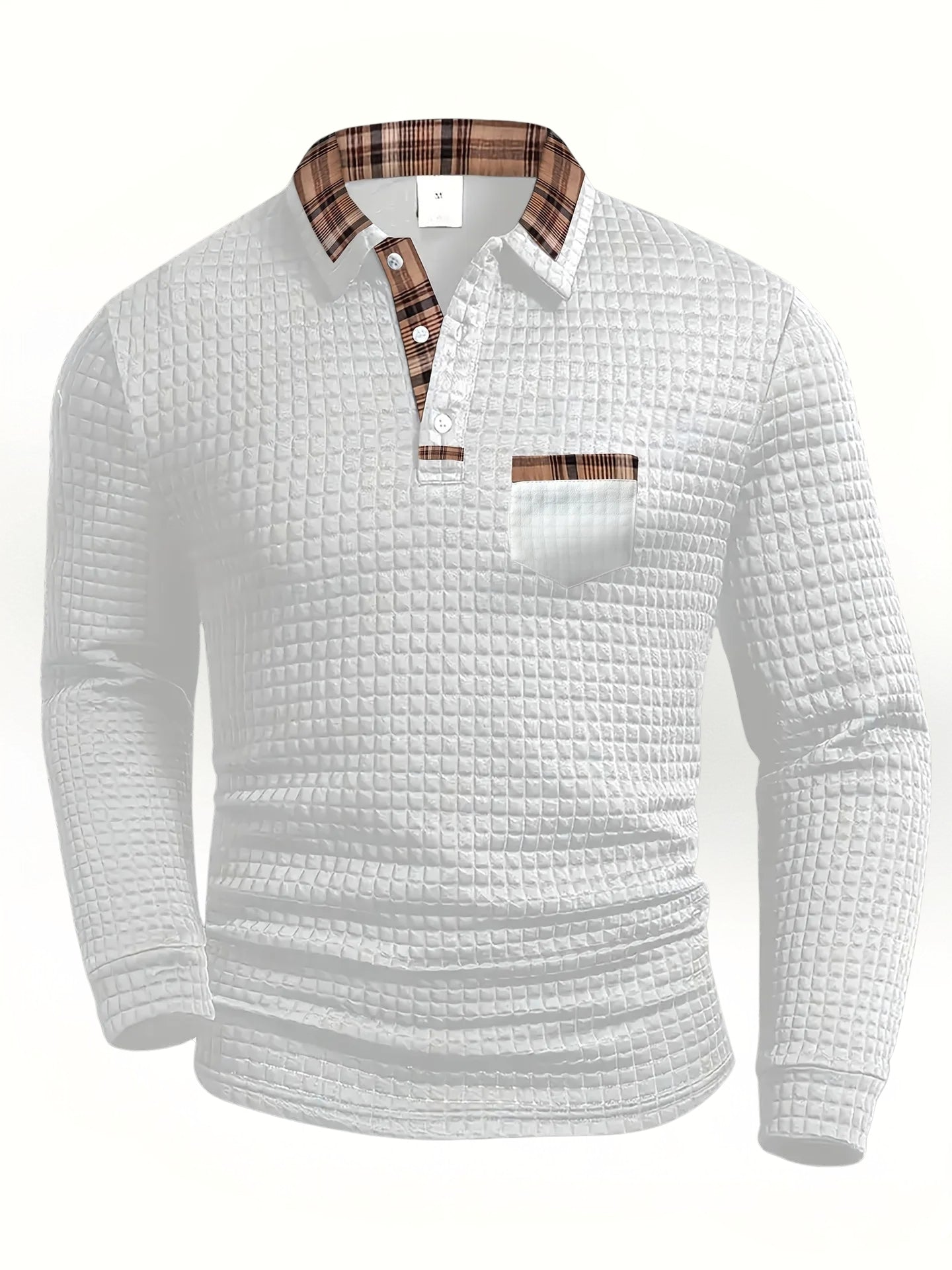 TEXTURED POLO FOR MEN