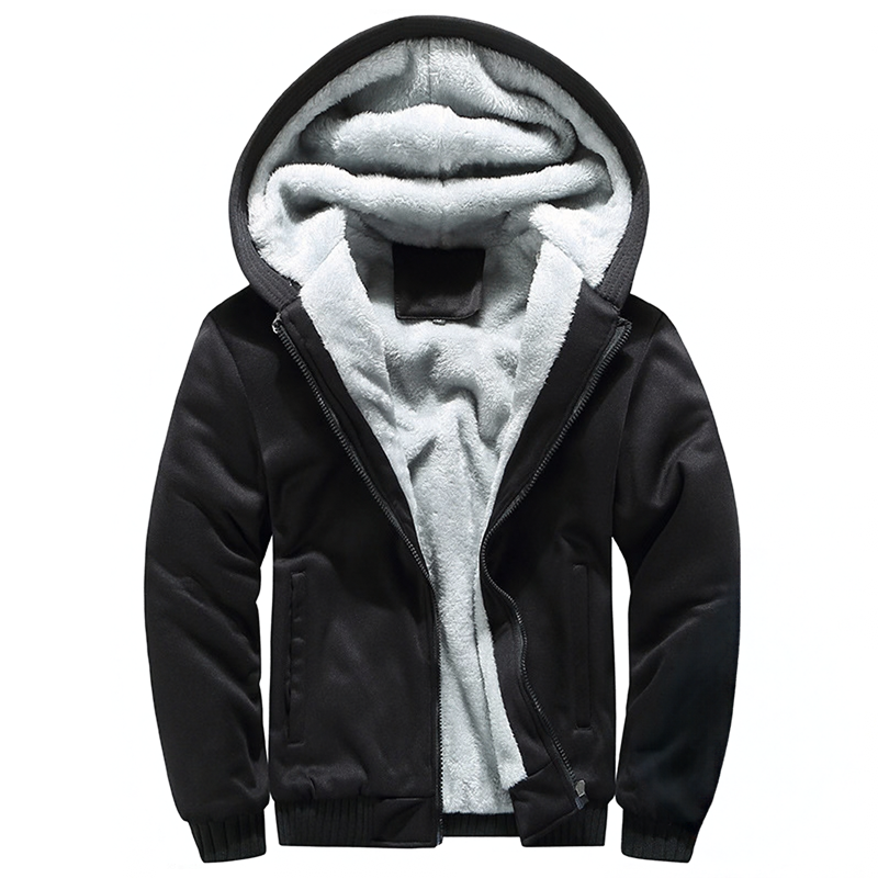 PATCHWORK HOODED ZIP HOODIE FOR MEN
