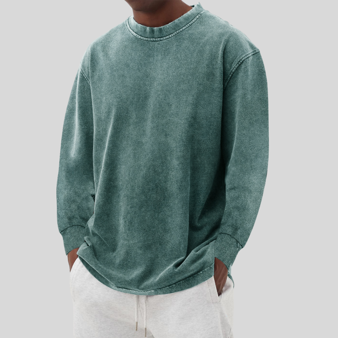 HARRISON OF CALIFORNIA | SIMPLE LONG-SLEEVED T-SHIRT