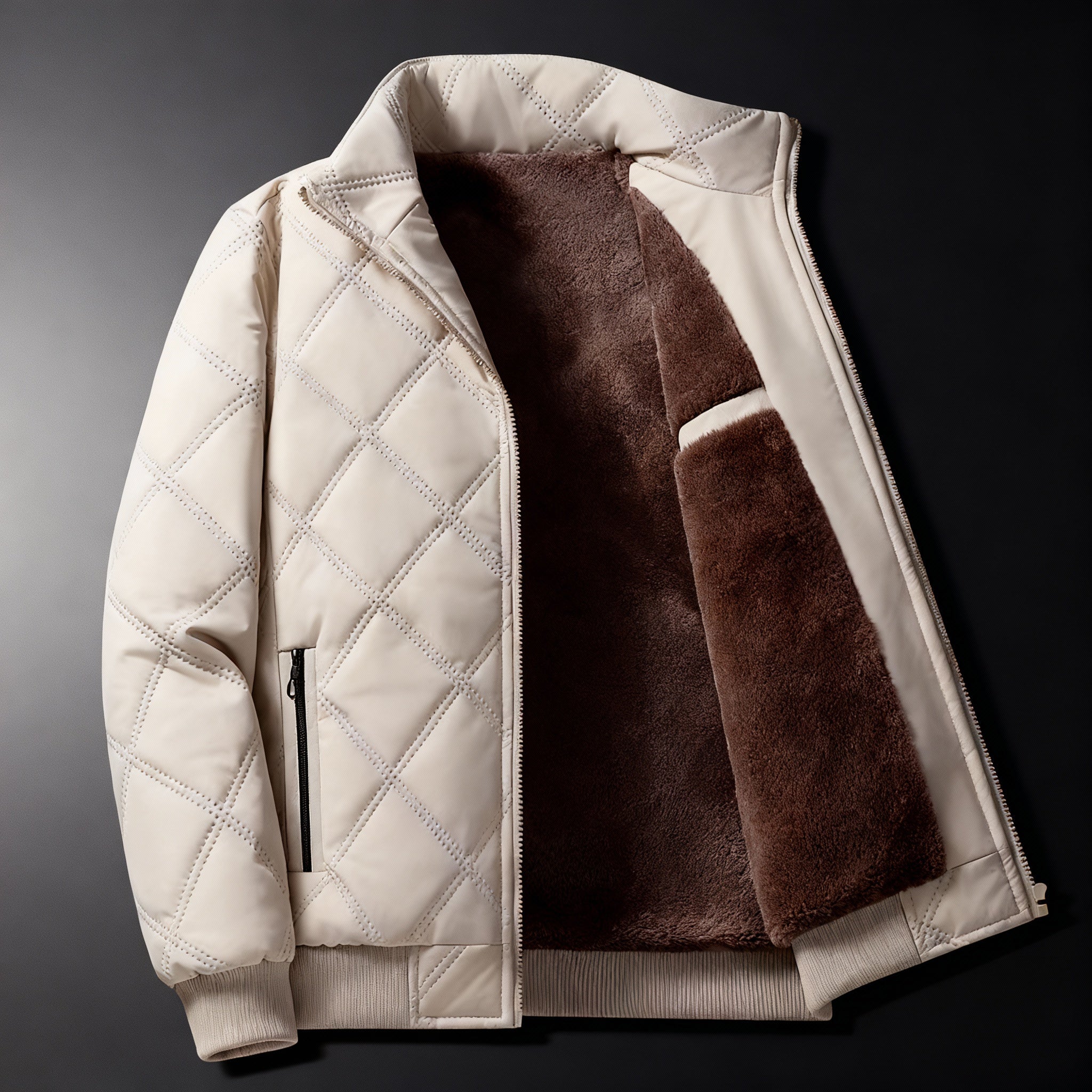 HARRISON OF CALIFORNIA | MENS FLEECE PADDING JACKET