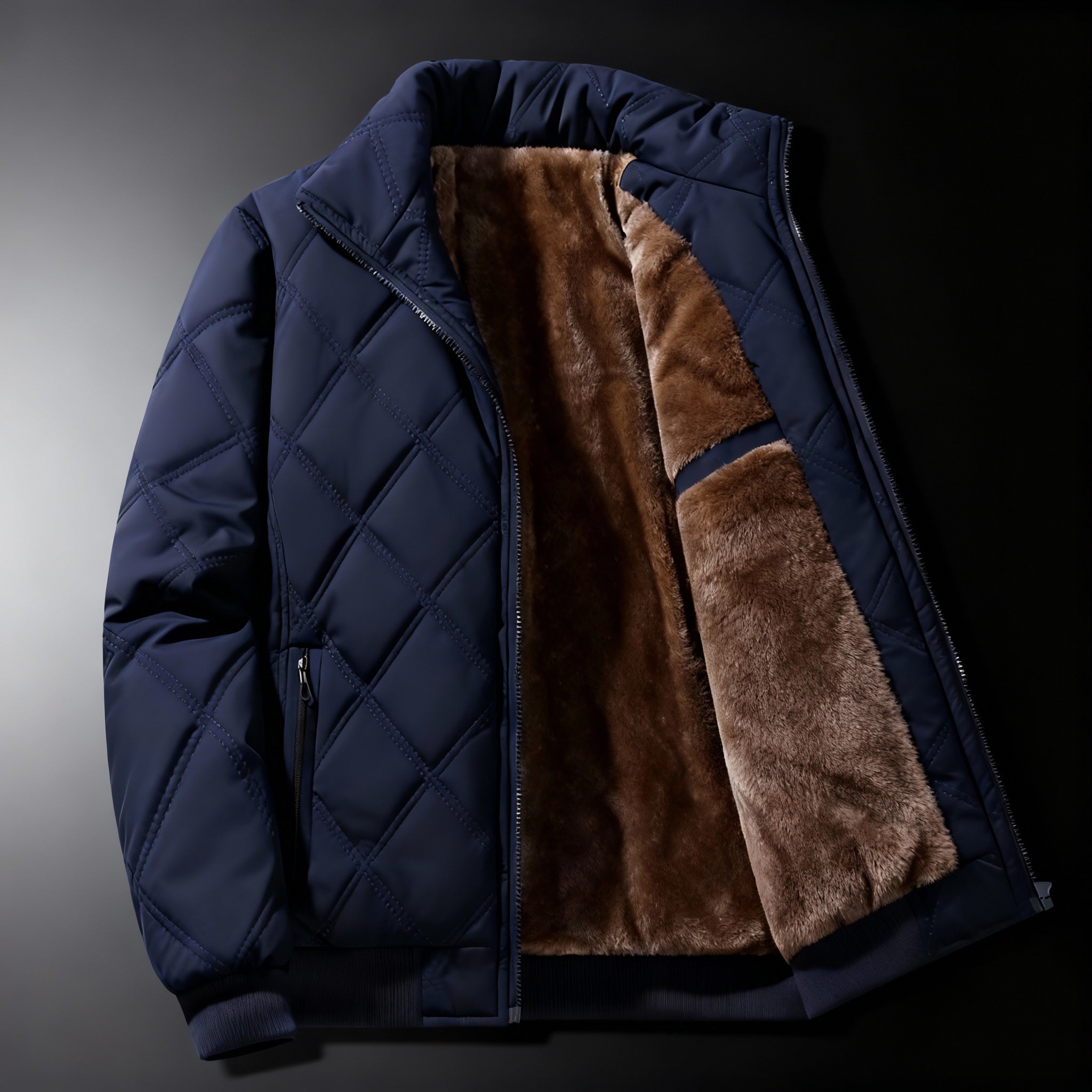 HARRISON OF CALIFORNIA | MENS FLEECE PADDING JACKET