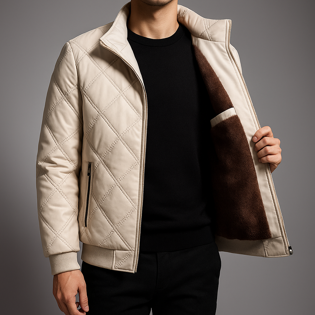 HARRISON OF CALIFORNIA | MENS FLEECE PADDING JACKET