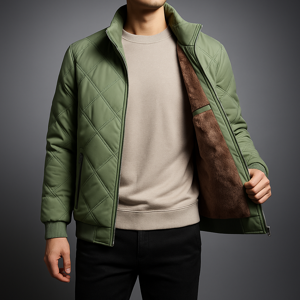 HARRISON OF CALIFORNIA | MENS FLEECE PADDING JACKET