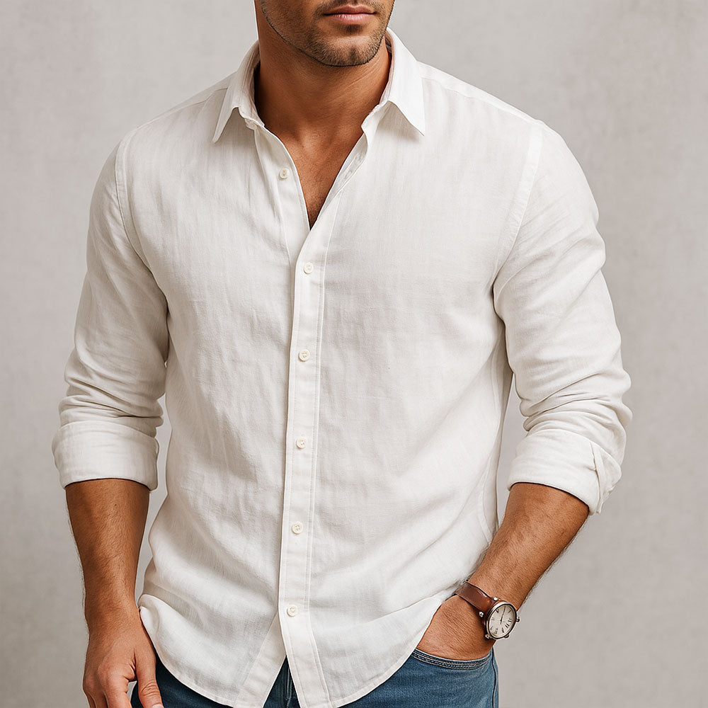 HARRISON OF CALIFORNIA | ESSENTIAL LINEN SHIRT