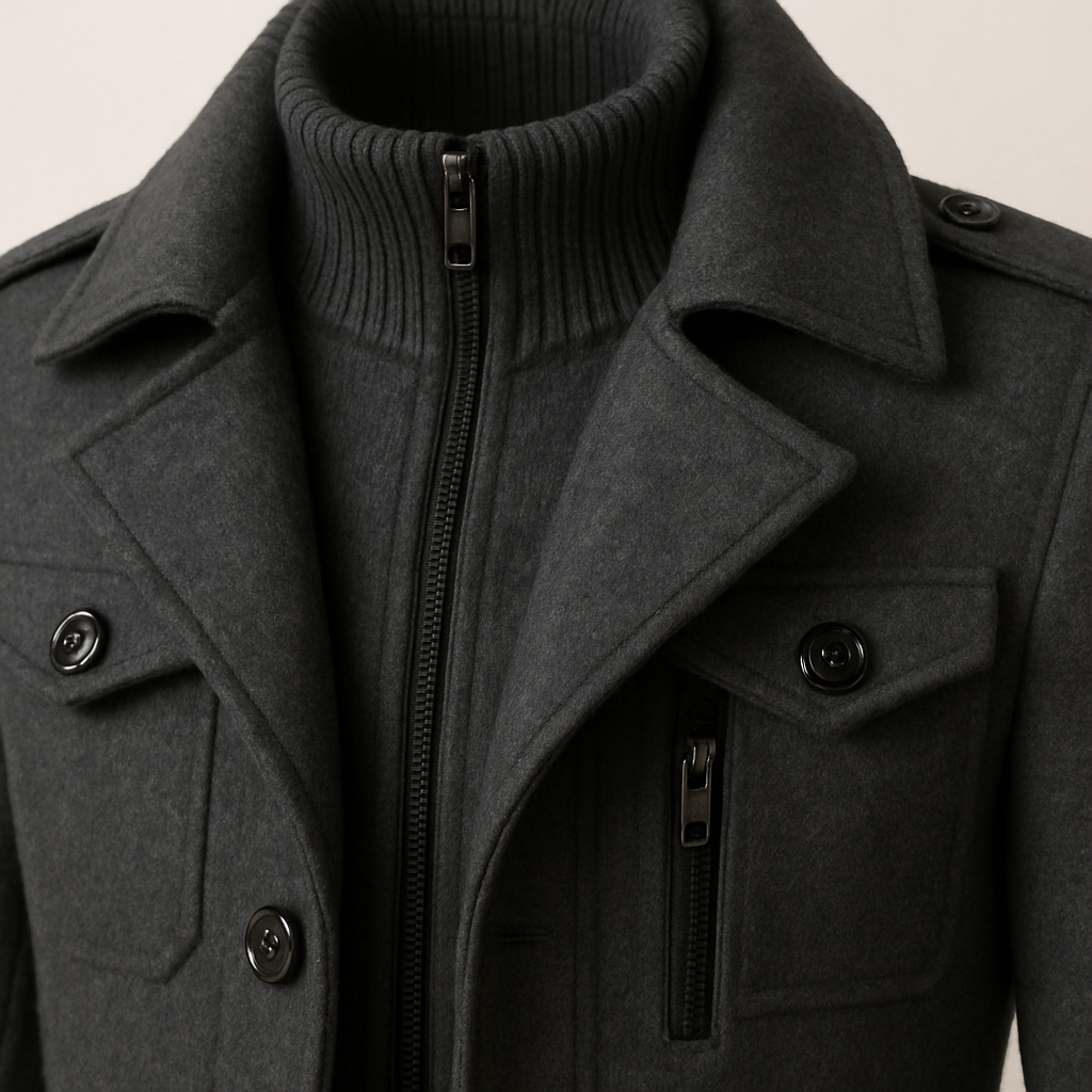 LONG WINTER COAT FOR MEN