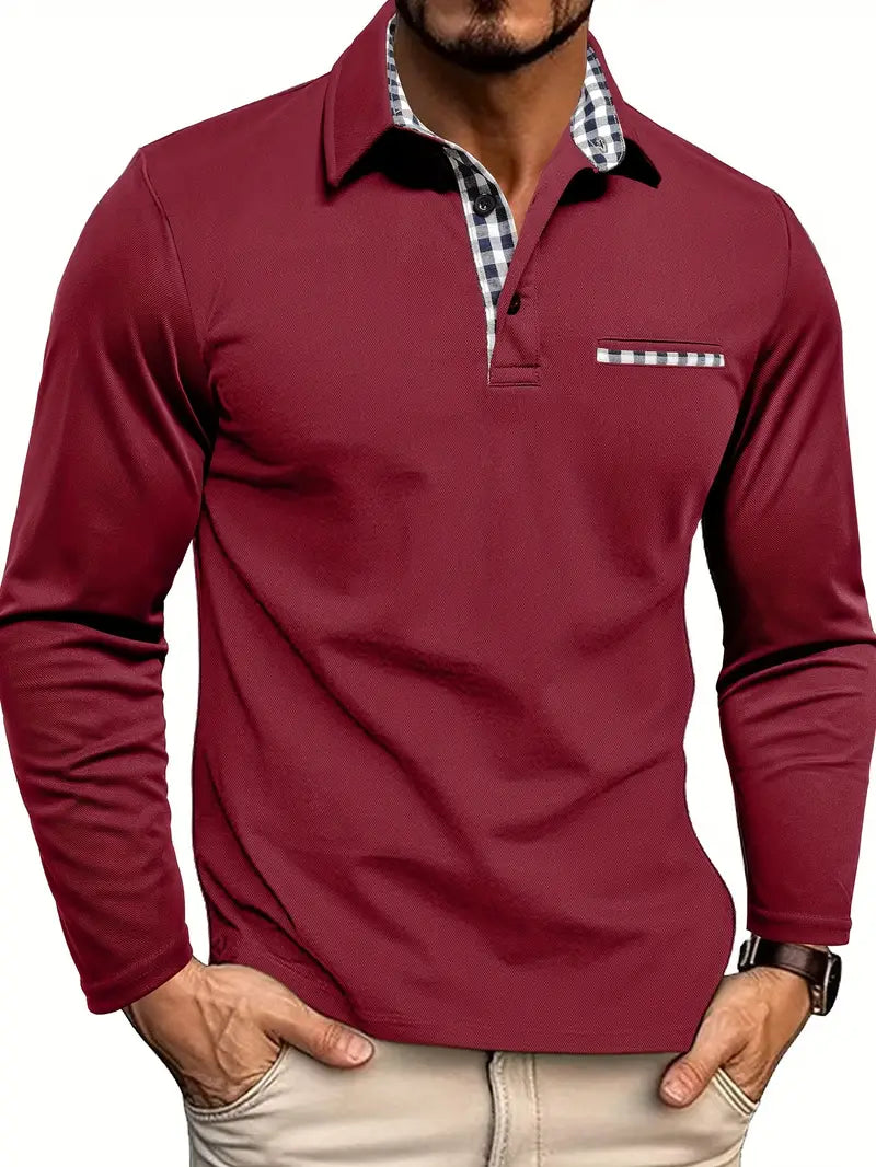 HARRISON OF CALIFORNIA | MEN'S LONG SLEEVE POLO