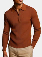 HARRISON OF CALIFORNIA | CLASSIC WAFFLE KNIT SWEATSHIRT FOR MEN