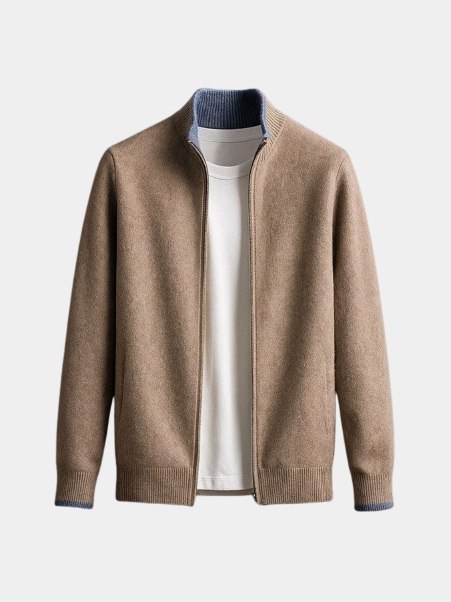 HARRISON OF CALIFORNIA | MEN'S ZIP SWEATER