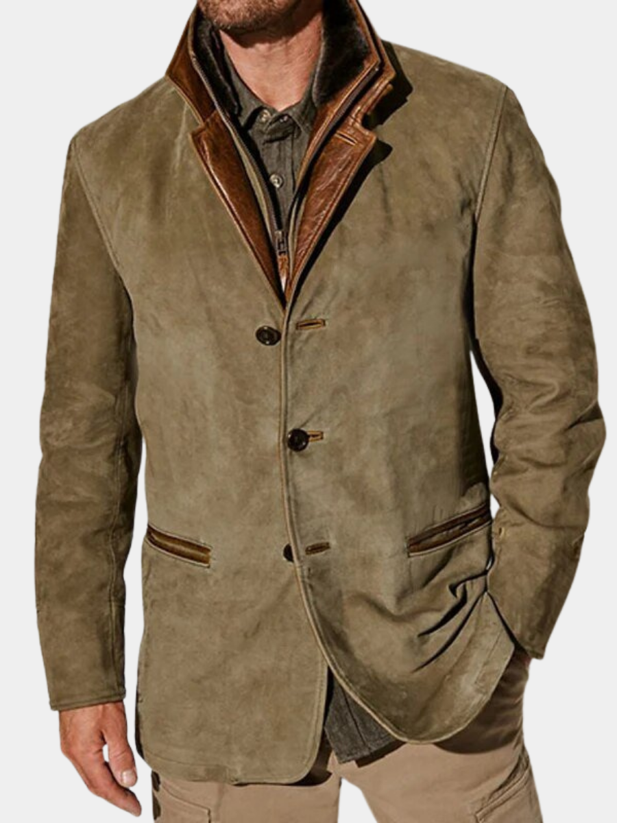HARRISON OF CALIFORNIA | HIGH COLLAR JACKET FOR MEN