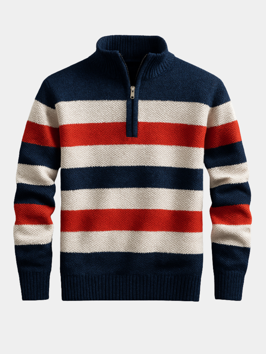 ELEGANT ZIP PULLOVER FOR MEN