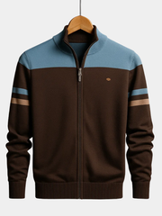 COLORBLOCK HOODIE WITH ZIP FOR MEN