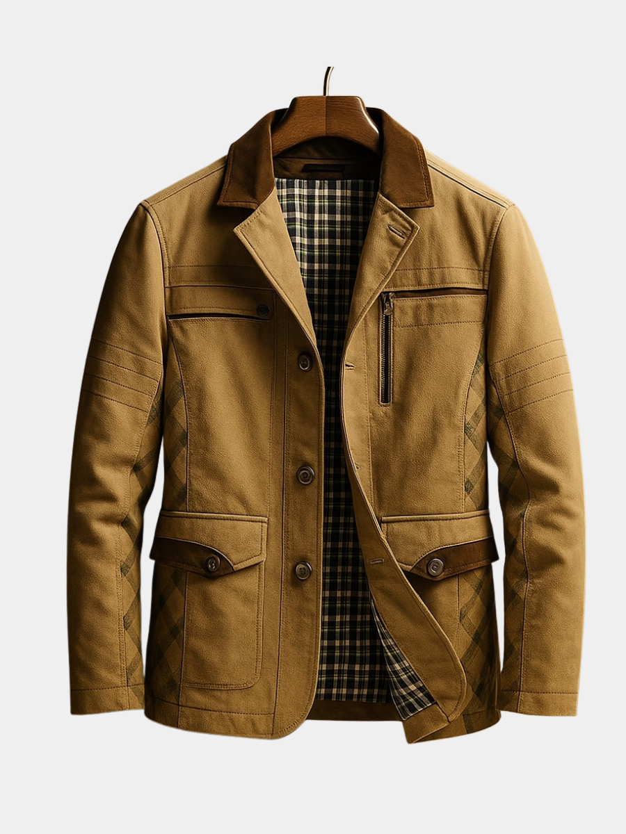 TWILL FIELD JACKET FOR MEN