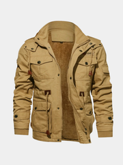 WINTER JACKET WITH SHERPA LINING FOR MEN