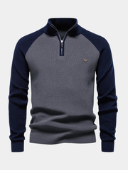 ZIPPERED PULLOVER FOR MEN
