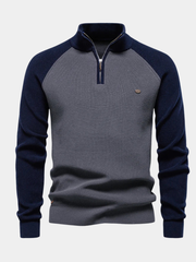 QUARTER ZIP SWEATER FOR MEN