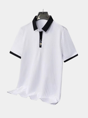 HARRISON OF CALIFORNIA | REFINED STRIPED POLO