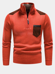 HARRISON OF CALIFORNIA | MEN'S FLEECE SWEATER WITH ZIP