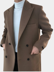 HARRISON OF CALIFORNIA | ELEGANT DOUBLE-BREASTED COAT FOR MEN